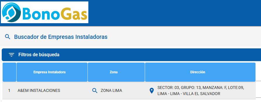 Certificado BonoGas